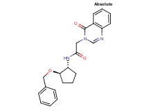 N-[(1R,2R)-2-(benzyloxy)cyclopentyl]-2-(4-oxo-3(4H)-quinazolinyl)acetamide