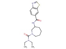 N-{1-[(diethylamino)carbonyl]azepan-3-yl}-1,3-benzothiazole-6-carboxamide