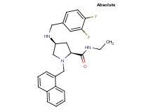 (4S)-4-[(3,4-difluorobenzyl)amino]-N-ethyl-1-(1-naphthylmethyl)-L-prolinamide