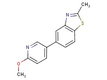 5-(6-methoxypyridin-3-yl)-2-methyl-1,3-benzothiazole