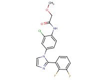 N-{2-chloro-4-[2-(2,3-difluorophenyl)-1H-imidazol-1-yl]phenyl}-2-methoxyacetamide