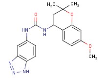 N-1H-1,2,3-benzotriazol-5-yl-N'-(7-methoxy-2,2-dimethyl-3,4-dihydro-2H-chromen-4-yl)urea