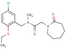 N-(5-chloro-2-ethoxybenzyl)-N-methyl-2-(2-oxoazepan-1-yl)acetamide