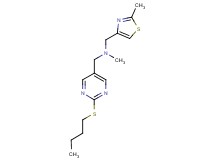 1-[2-(butylthio)pyrimidin-5-yl]-N-methyl-N-[(2-methyl-1,3-thiazol-4-yl)methyl]methanamine