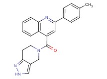 2-(4-methylphenyl)-4-(2,4,6,7-tetrahydro-5H-pyrazolo[4,3-c]pyridin-5-ylcarbonyl)quinoline