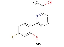 1-[6-(4-fluoro-2-methoxyphenyl)pyridin-2-yl]ethanol