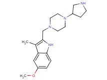 5-methoxy-3-methyl-2-{[4-(3-pyrrolidinyl)-1-piperazinyl]methyl}-1H-indole dihydrochloride