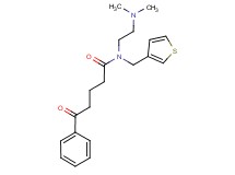 N-[2-(dimethylamino)ethyl]-5-oxo-5-phenyl-N-(3-thienylmethyl)pentanamide
