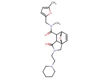 (3aR*,6S*)-N-methyl-N-[(5-methyl-2-furyl)methyl]-1-oxo-2-(2-piperidin-1-ylethyl)-1,2,3,6,7,7a-hexahydro-3a,6-epoxyisoindole-7-carboxamide