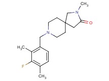 8-(3-fluoro-2,4-dimethylbenzyl)-2-methyl-2,8-diazaspiro[4.5]decan-3-one
