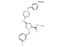 (4S)-4-[(1-benzyl-4-piperidinyl)amino]-1-(3-chlorobenzyl)-N-methyl-L-prolinamide