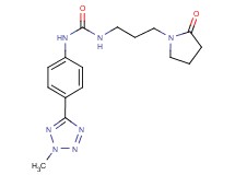N-[4-(2-methyl-2H-tetrazol-5-yl)phenyl]-N'-[3-(2-oxopyrrolidin-1-yl)propyl]urea