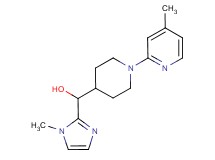 (1-methyl-1H-imidazol-2-yl)[1-(4-methyl-2-pyridinyl)-4-piperidinyl]methanol