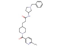 N-(1-benzyl-3-pyrrolidinyl)-3-{1-[(6-methyl-3-pyridinyl)carbonyl]-4-piperidinyl}propanamide