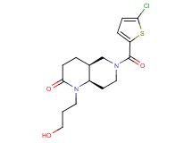 (4aS*,8aR*)-6-[(5-chloro-2-thienyl)carbonyl]-1-(3-hydroxypropyl)octahydro-1,6-naphthyridin-2(1H)-one