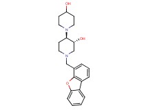 (3'R*,4'R*)-1'-(dibenzo[b,d]furan-4-ylmethyl)-1,4'-bipiperidine-3',4-diol