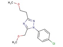 1-(4-chlorophenyl)-3-(2-methoxyethyl)-5-(methoxymethyl)-1H-1,2,4-triazole