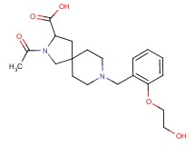 2-acetyl-8-[2-(2-hydroxyethoxy)benzyl]-2,8-diazaspiro[4.5]decane-3-carboxylic acid