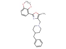4-benzyl-1-{[2-(2,3-dimethoxyphenyl)-5-methyl-1,3-oxazol-4-yl]methyl}piperidine
