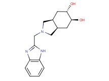 (3aR*,5S*,6S*,7aS*)-2-(1H-benzimidazol-2-ylmethyl)octahydro-1H-isoindole-5,6-diol
