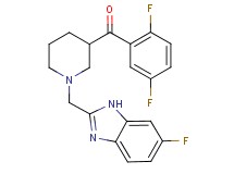 (2,5-difluorophenyl){1-[(6-fluoro-1H-benzimidazol-2-yl)methyl]-3-piperidinyl}methanone