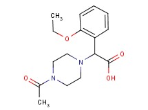(4-acetylpiperazin-1-yl)(2-ethoxyphenyl)acetic acid
