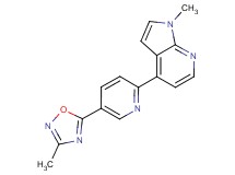 1-methyl-4-[5-(3-methyl-1,2,4-oxadiazol-5-yl)pyridin-2-yl]-1H-pyrrolo[2,3-b]pyridine