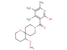 3-[(5-methoxy-1-oxa-9-azaspiro[5.5]undec-9-yl)carbonyl]-4,5,6-trimethyl-2-pyridinol