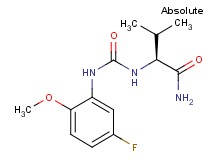 N~2~-{[(5-fluoro-2-methoxyphenyl)amino]carbonyl}-L-valinamide