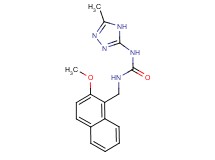 N-[(2-methoxy-1-naphthyl)methyl]-N'-(5-methyl-4H-1,2,4-triazol-3-yl)urea