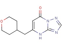5-(tetrahydro-2H-pyran-4-ylmethyl)[1,2,4]triazolo[1,5-a]pyrimidin-7(4H)-one