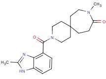 9-methyl-3-[(2-methyl-1H-benzimidazol-4-yl)carbonyl]-3,9-diazaspiro[5.6]dodecan-10-one