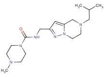 N-[(5-isobutyl-4,5,6,7-tetrahydropyrazolo[1,5-a]pyrazin-2-yl)methyl]-4-methylpiperazine-1-carboxamide