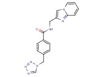 N-(imidazo[1,2-a]pyridin-2-ylmethyl)-4-(1H-tetrazol-1-ylmethyl)benzamide