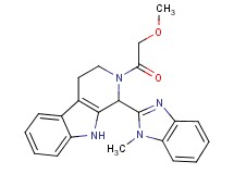 2-(methoxyacetyl)-1-(1-methyl-1H-benzimidazol-2-yl)-2,3,4,9-tetrahydro-1H-beta-carboline
