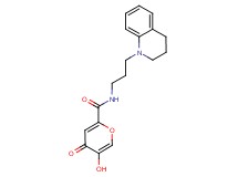 N-[3-(3,4-dihydroquinolin-1(2H)-yl)propyl]-5-hydroxy-4-oxo-4H-pyran-2-carboxamide