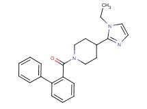 1-(2-biphenylylcarbonyl)-4-(1-ethyl-1H-imidazol-2-yl)piperidine