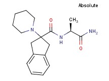 N-[(1S)-2-amino-1-methyl-2-oxoethyl]-2-(1-piperidinyl)-2-indanecarboxamide