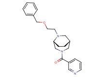 (1R*,5R*)-6-[2-(benzyloxy)ethyl]-3-(3-pyridinylcarbonyl)-3,6-diazabicyclo[3.2.2]nonane