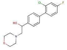 1-(2'-chloro-4'-fluorobiphenyl-4-yl)-2-morpholin-4-ylethanol