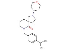 7-(4-isopropylbenzyl)-2-(tetrahydro-2H-pyran-4-yl)-2,7-diazaspiro[4.5]decan-6-one