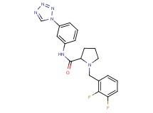 1-(2,3-difluorobenzyl)-N-[3-(1H-tetrazol-1-yl)phenyl]prolinamide