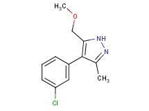 4-(3-chlorophenyl)-5-(methoxymethyl)-3-methyl-1H-pyrazole