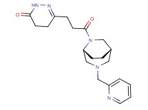 6-{3-oxo-3-[(1S*,5R*)-3-(pyridin-2-ylmethyl)-3,6-diazabicyclo[3.2.2]non-6-yl]propyl}-4,5-dihydropyridazin-3(2H)-one