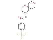 N-1,9-dioxaspiro[5.5]undec-4-yl-4-(trifluoromethyl)benzamide