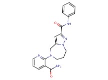5-[3-(aminocarbonyl)pyridin-2-yl]-N-phenyl-5,6,7,8-tetrahydro-4H-pyrazolo[1,5-a][1,4]diazepine-2-carboxamide