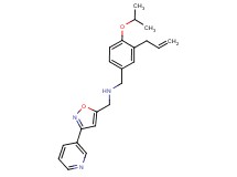 (3-allyl-4-isopropoxybenzyl)[(3-pyridin-3-ylisoxazol-5-yl)methyl]amine
