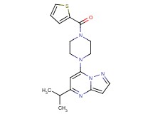 5-isopropyl-7-[4-(2-thienylcarbonyl)piperazin-1-yl]pyrazolo[1,5-a]pyrimidine