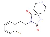 3-[2-(2-fluorophenyl)ethyl]-1,3,8-triazaspiro[4.5]decane-2,4-dione