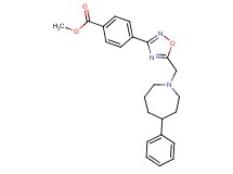 methyl 4-{5-[(4-phenyl-1-azepanyl)methyl]-1,2,4-oxadiazol-3-yl}benzoate